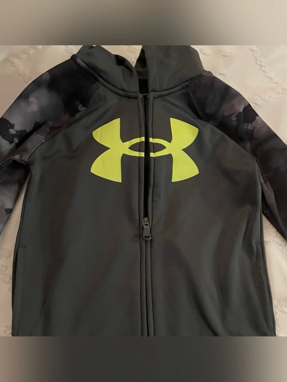 Under Armour Boys' Camo Raglan Full-Zip Hoodie Set